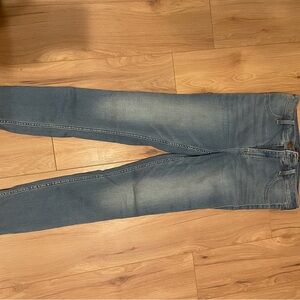 Abercrombie & Fitch Men's Light Blue Skinny Jeans